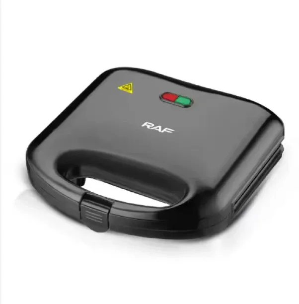 RAF 2022 Popular 2 Slices Non Stick Automatic Breakfast Triangle Sandwich Toaster Sandwich Maker El…