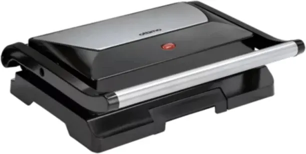 Ottimo Black 2 Slice Stainless Steel Sandwich Press Electric Toast