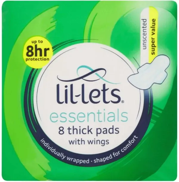 Lil-Lets Essentials Pads Unscented Regularsize Sanitary Pad