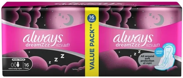 Always Dreamzzz Airy Soft Maxi Thick XLsize Sanitary Pad