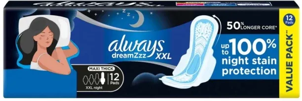 Always Maxi Xxl Nights Maxisize Sanitary Pad