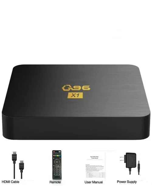 Ashcomonline Q96 X1 Ultra HD TV Box 2GB RAM + 16gb ROM 5G Compatible Q96 X1 Ultra HD TV Box 2GB RAM…