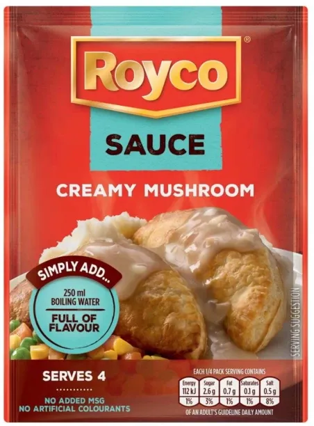 Royco Creamy Mushroom Sauce Sauce Mix