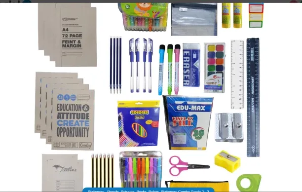 Stationery Pack Pencils, Scissors, Books, Rulers, Stationery Combo School Set