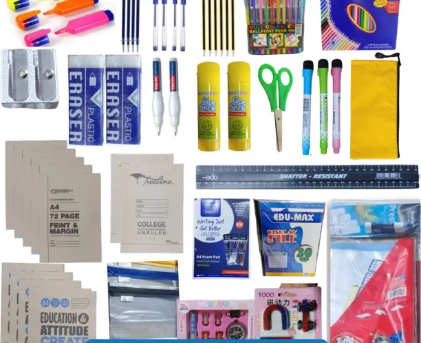 Stationery Pack Pencils, Scissors, Books, Rulers, Stationery Combo School Set