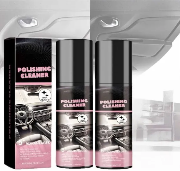 LIUHUI Silicona para Carro Interior Brillo Y Olor, Multipurpose Polishing Cleaner Car Interior Clea…
