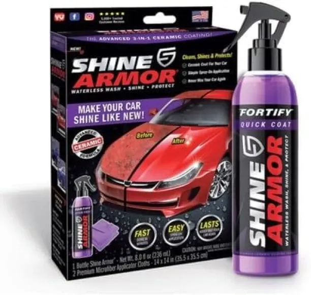 Shine Armor 3 in 1 Ceramic Coating 3 in 1 Ceramic Coating Scratch Remover Liquid
