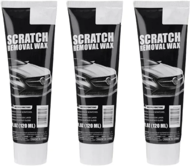 Car Scratch Remover Wax 120ml Vehicle Paint Repair & Polish for Cars, Trucks, Motorcycles (3PCS) Sc…