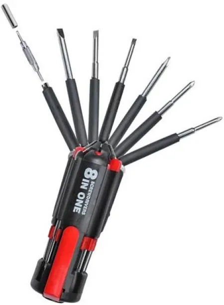fancystuff 8 in 1 Multi-Screwdrivers with Flashlight Precision