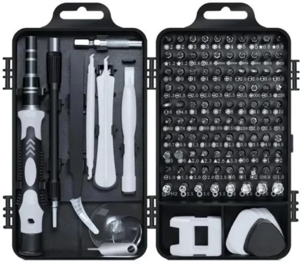 lilhe 115-in-1 Ultimate Magnetic Precision Screwdriver Bits & Mini Tool Kit Set Combination