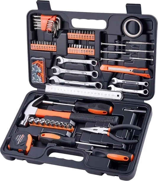 Bloo 49 Piece Tool Set, Basic Tool Kit for Home, Repair Tool Combination Package Mixed Tool Set Han…