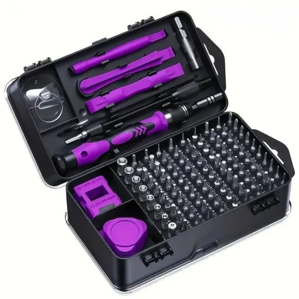 Fariedl 115-in-1 screwdriver set, multifunctional tool bag with storage box Combination
