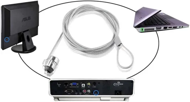 Raz Tech Notebook Computer And Laptop Lock Key Lock