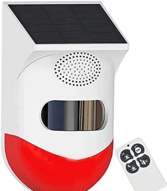 Security Sensor Alarm Solar Wireless Sensor Security System