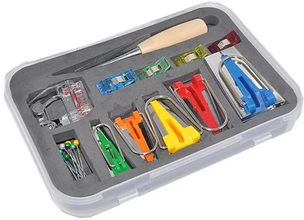 ALANES 21-in-1 Fabric Bias Tape Maker Set for DIY Quilting Sewing Craft Tools Craft Kits Art and Cr…