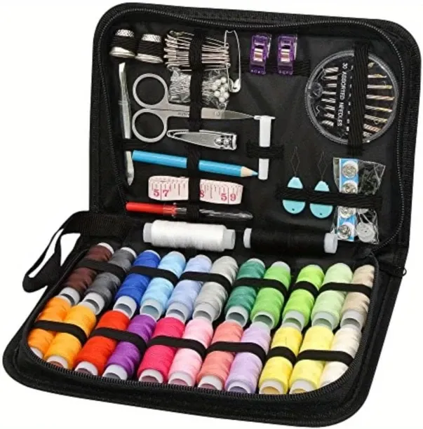Fariedl Premium Sewing Kit,Needles, Threads, Scissors, Thimble, Tape Measure, Accessories, Portable…