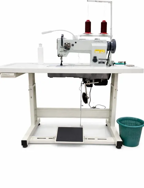 TYPICAL Industrial Walking Foot Double needle Electric Sewing Machine