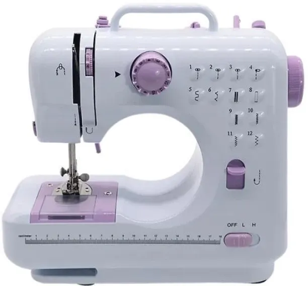 generic Mini Electric Sewing Machine – 12-Stitch Multi-Function with Built-in Light Electric Sewing…