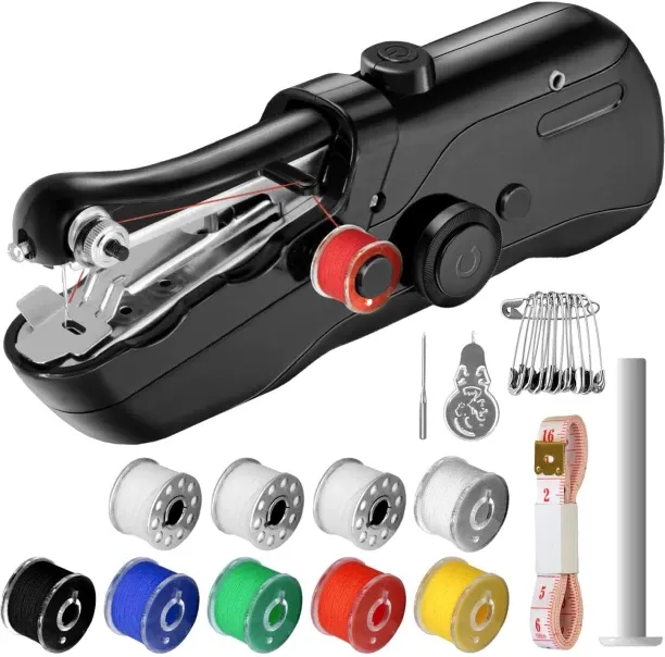 Moucles Sewing Machine,Handheld Sewing Machine, Mini Portable SewingMachine for Beginners, Electron…