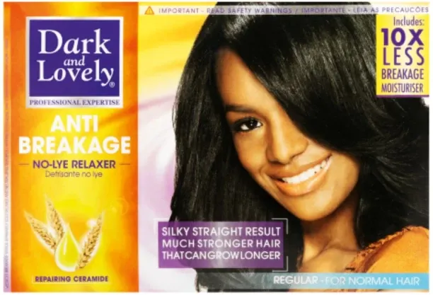 Dark and Lovely Anti-Breakage No Lye Relaxer Kit Shampoo