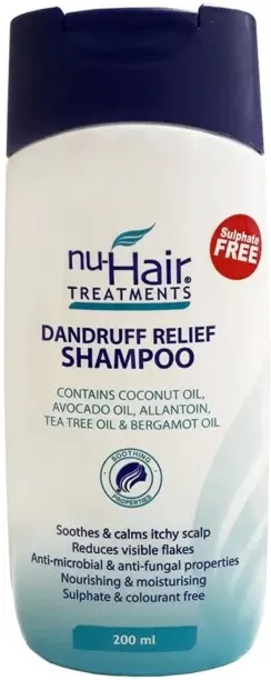 Nu Hair Shampoo 200ml Dandruff Relief Shampoo