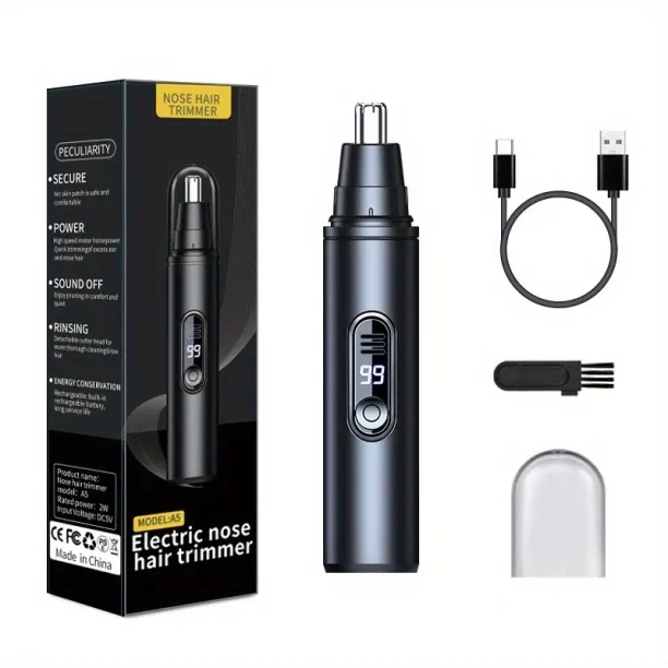 Kaisi Rechargeable Electric Nose Hair Trimmer Shaver For Unisex