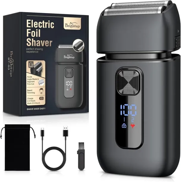 Milky Way Electric Foil Shavers for Men - Smooth & Close Electric Razor for Men with Pop Up Trimmer…