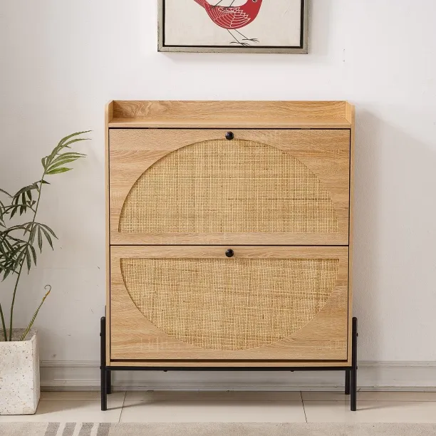 Golden Star Africa Engineered Wood, Metal, Plastic Shoe Rack