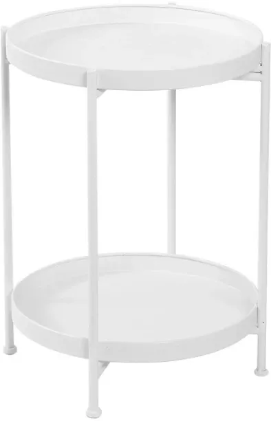 Artisan Furniture Warehouse CT-015 White Metal Side Table