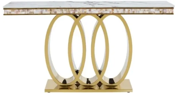 Console Tables Modern Marble Top Metal Console Table