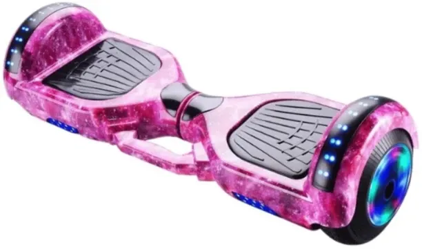 Generic Army Pink 6.5 Inch Smart Auto Balance Hoverboard With Bluetooth Speaker 15 inch x 10 inch S…