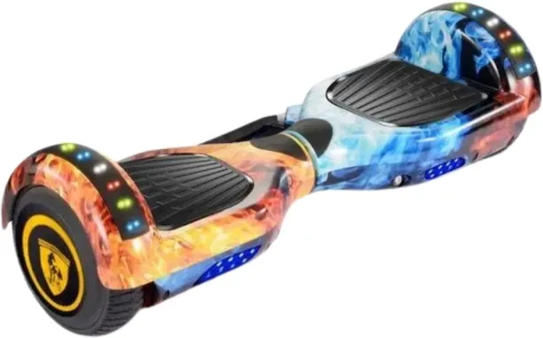 Generic 6.5 Inch Smart Auto Balance Hoverboard With Bluetooth Speaker - Red&Blue 60 cm x 20 cm Skat…