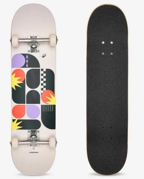 Decathlon CP100 FSC Complete Skateboard - 8" 20.3 cm x 12 cm Skateboard