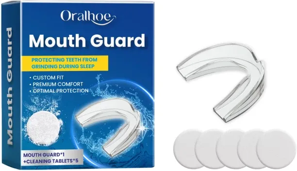 Fariedl Night Mouth Guard Set, cares for fresh mouth, protects teeth and comfortable mouth (mouth g…