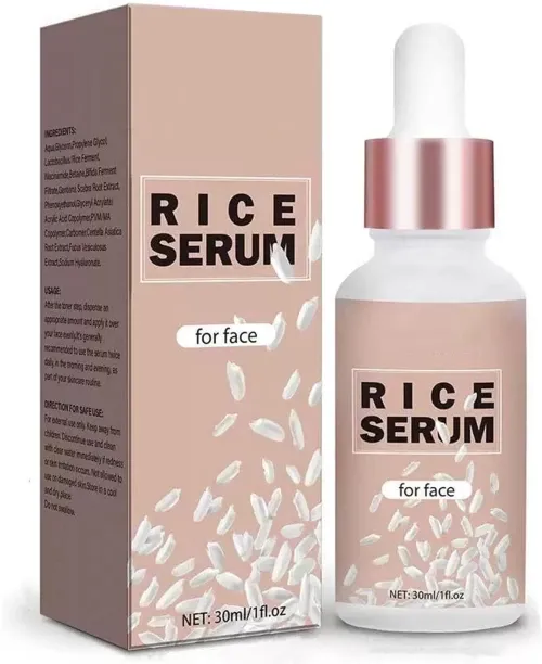 LIUHUI Rice Serum for Face, Hydrating Face Serum for Women & Girls, Anti Aging Firming Serum with R…