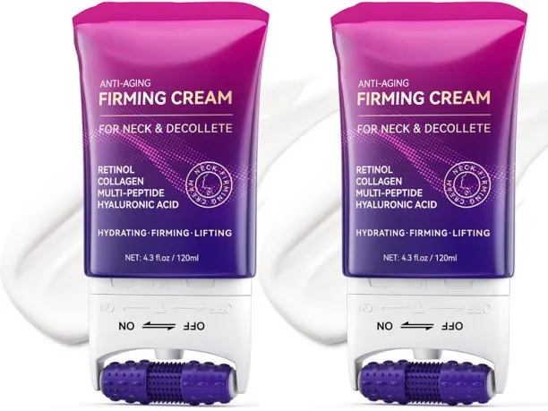 XINhui Neck Beauty Cream, Neck Beauty Cream comes with a roller to massage the neck. Firming Cream.…