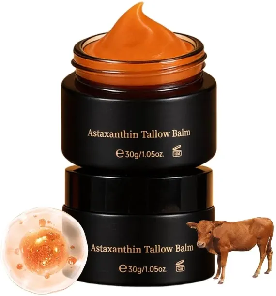 SHIJIN Astaxanthin Balm for Face, Tallow Face Ultra Moisturizing, Conditioning, Non-Greasy Nourishi…