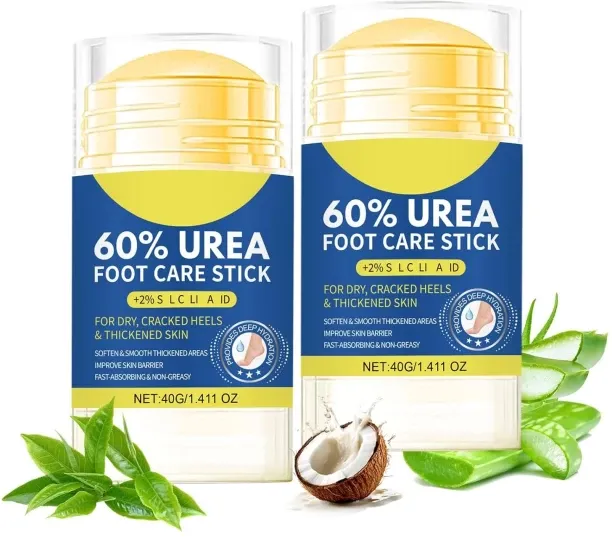 SHIJIN 60% Foot Care Stick, for Cracked Heels Foot Balm for Dry Feet Rough Heel Moisturizing