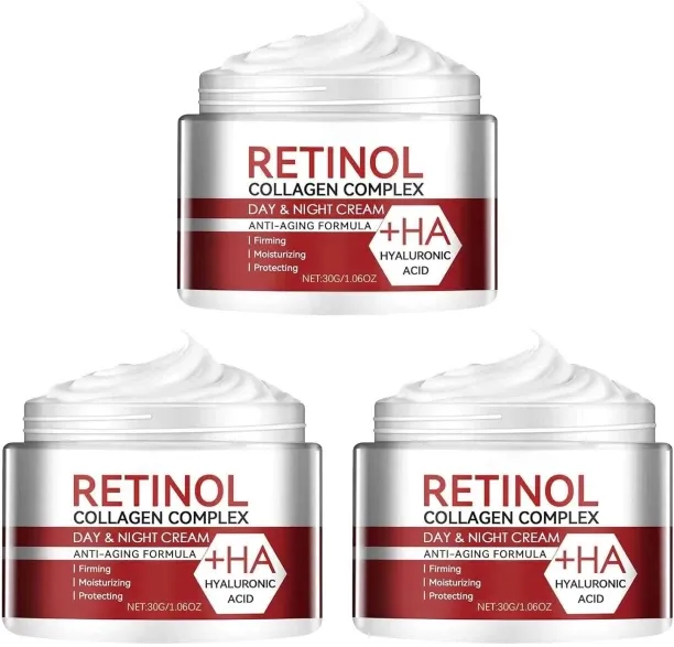 LIUHUI Retinol Moisturizer Cream for Face，Anti-Aging Treatment with Collagen，Reduces Wrinkles, Dark…