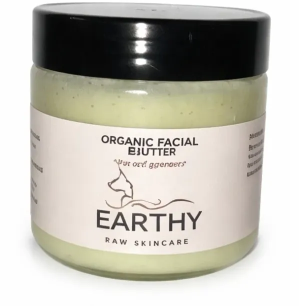 Earthy Raw Skincare Earthy Raw Skincare Organic Facial butter-Hand Blended butters, calming lavende…