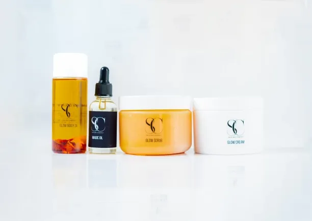 skincare cosmetics body glow combo