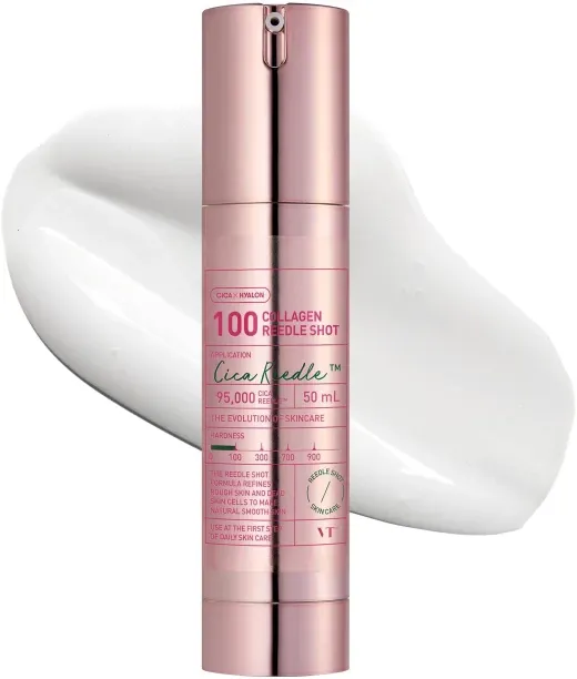 VT COSMETICS Collagen Serum 50ml with 500Da Collagen Extract for Firming and Elasticity