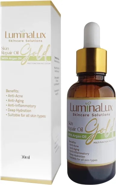 LuminaLux Skincare Solutions Skin Repair Oil GOLD