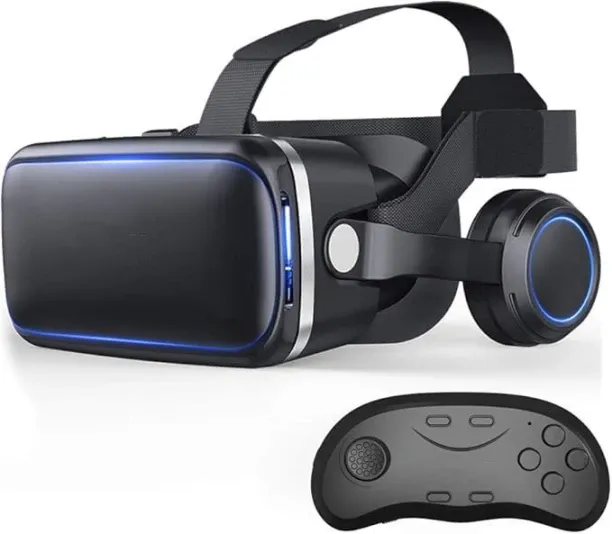 marevic VR Headset with Remote Controller,HD 3D VR Glasses Virtual Reality Headset for VR Games & 3…