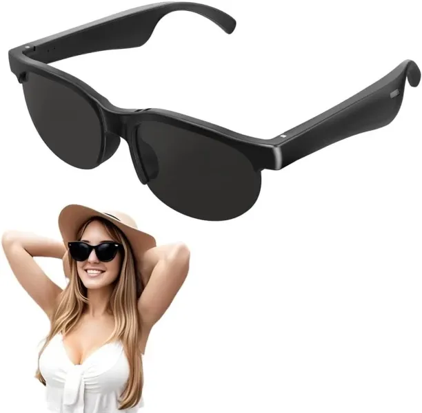 Fariedl AI-powered intelligent Bluetooth glasses, wireless Bluetooth headphones, real-time multilin…