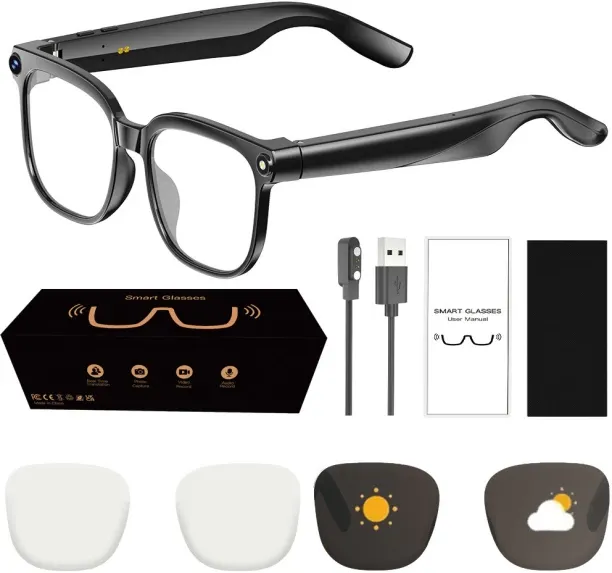 Fariedl ai smart glasses 800W taking photos, videos, simultaneous interpretation, bluetooth calls (…