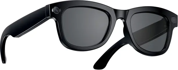 Smart Glasses _M01_Ai Assistant & Translation (On Screen & Simultaneous In-ear)_Wayfarer Design_5MP…