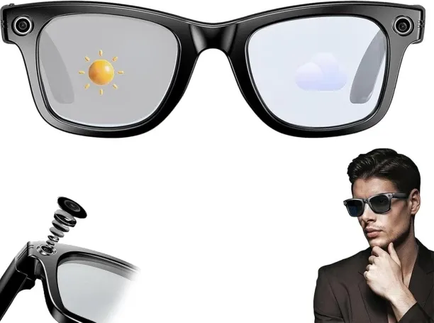 Bloo AI Smart Glasses, 800W Camera & 1080P Video, Smart Glasses with Camera and Bluetooth, AI Glass…