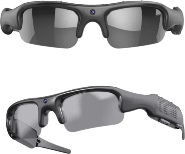 Zuosheng Smart Glasses, Smart Bike Glasses with Camera for Men Women, HD Polarized Video Sunglasses…