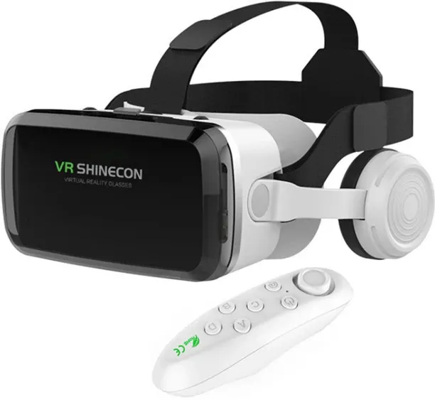 Finevr Virtual reality glasses G04BS vr glasses Bluetooth wireless headset 3d glasses handle Smart …